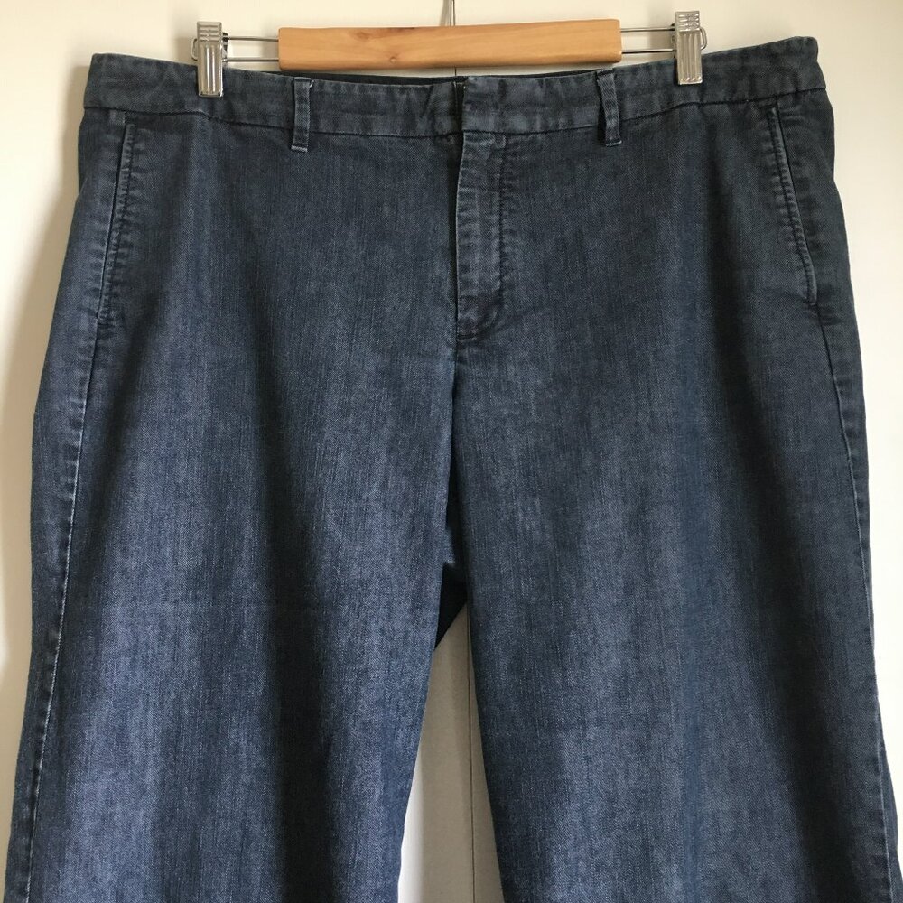 GAP Stretch Denim Regular Trouser Pants Blue Size 16 - Picture 3 of 16